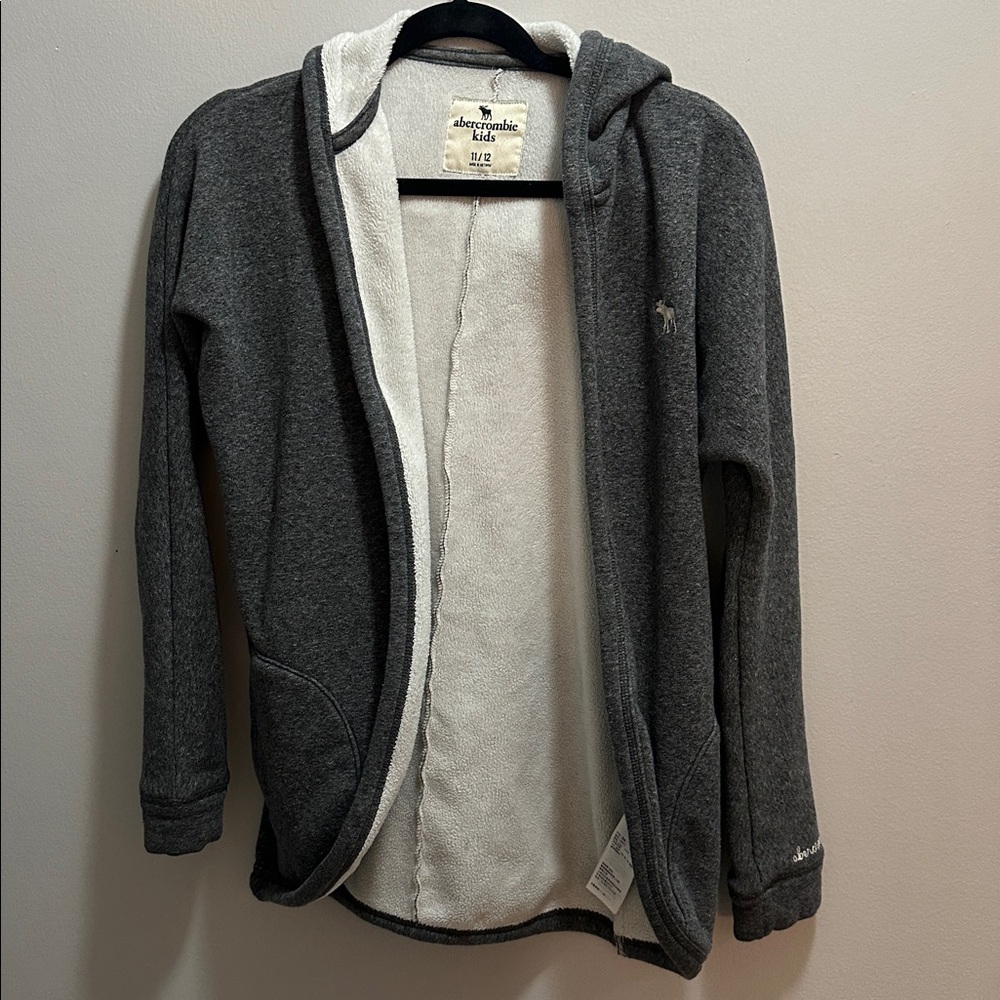 Abercrombie kids Charcoal Hooded Sweater